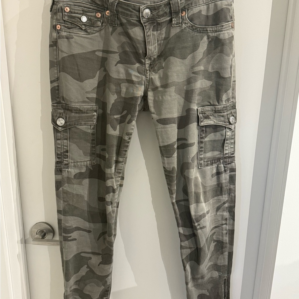 True Religion Camouflage Cargo Pants